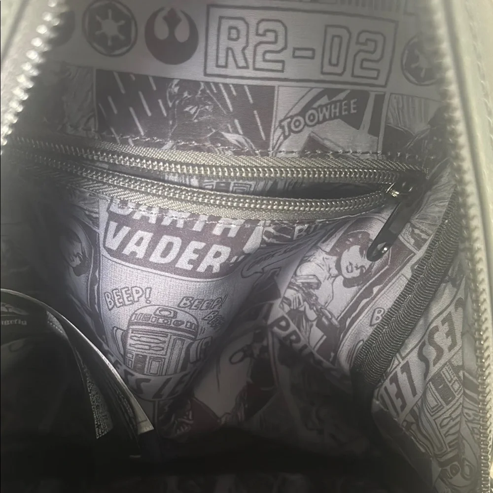 Star Wars Black Loungefly Backpack - Picture 5 of 9